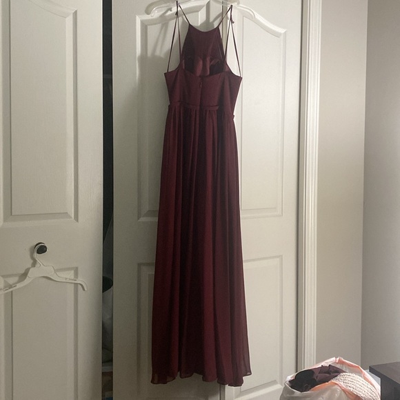 Azazie Cabernet Kailyn Bridesmaid Dress - Picture 2 of 6